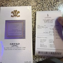 Creed Silver mountain water