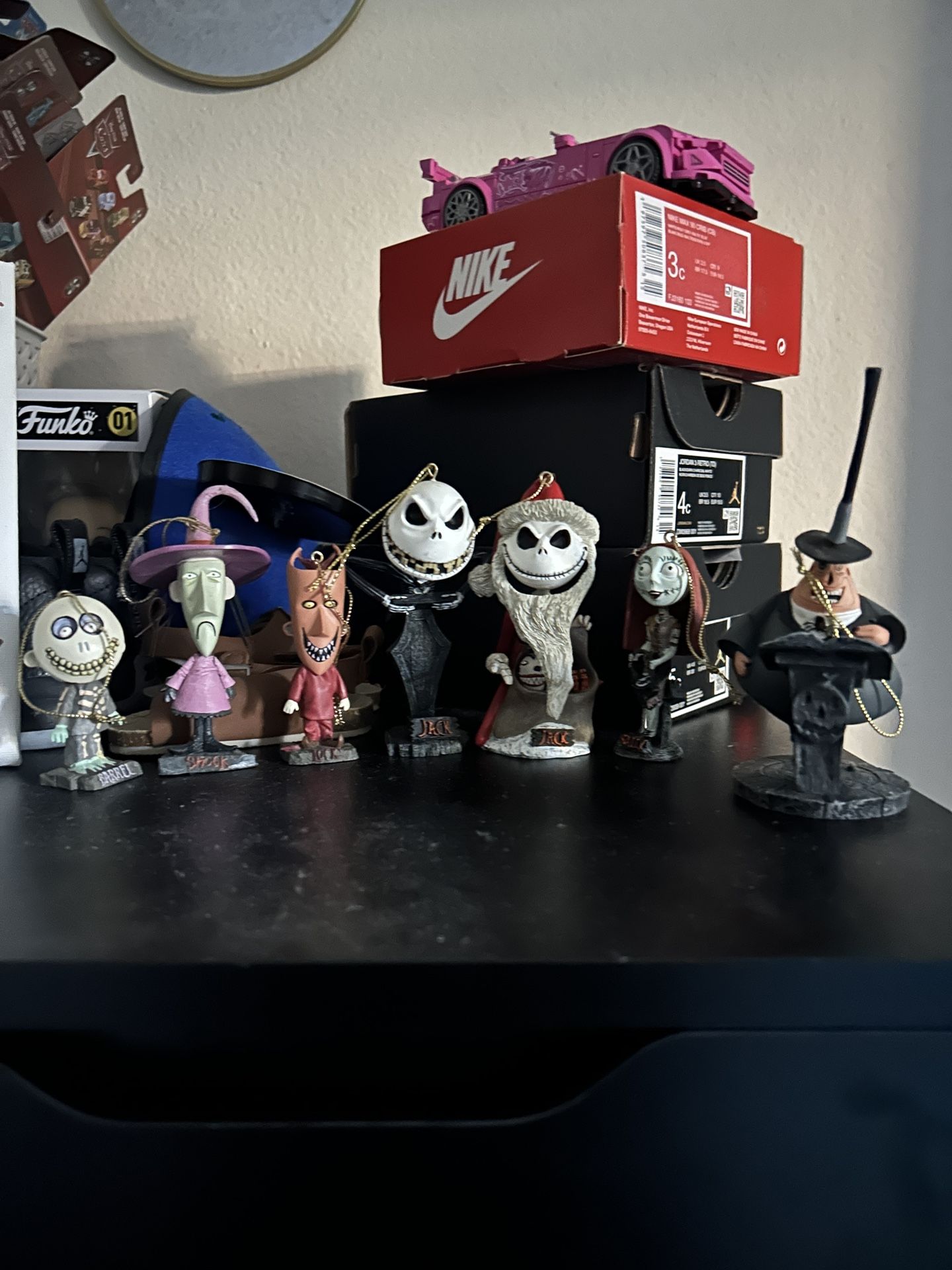 Vintage Nightmare Before Christmas Ornaments Bobblehead NECA