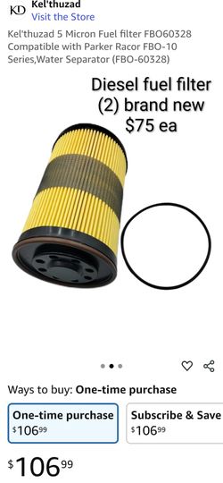 Diesel Fuel Filter BRAND NEW