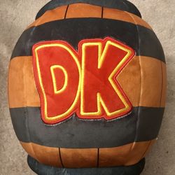 Donkey Kong barrel plush