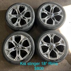 Kia Stinger 18” Rims (wheels & tires)