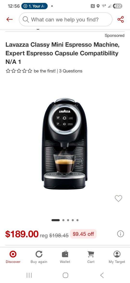Lavazza Classy Espresso Machine