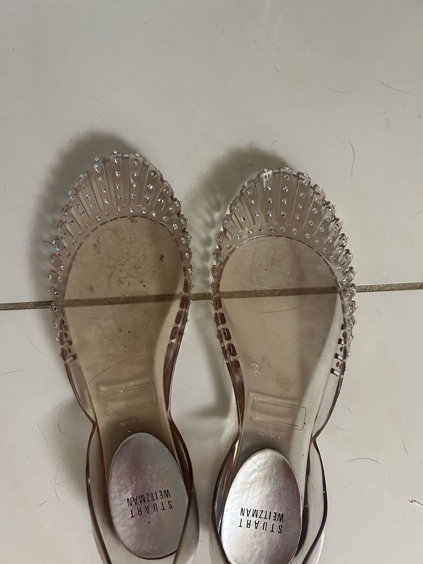 Stuart Weitzman Crystal jelly Shoe