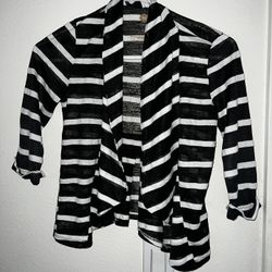 girls striped cardigan shirt size 14 