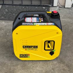 Champion Power Equipment 2500/1850-Watt Recoil Start Gasoline/Propane Powered Dual Fuel Inverter Gen