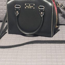Black Kate Spade Bag, Gently Used 
