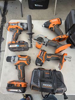 Like New Ridgid 18v Tools $200