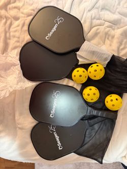 Seagen 25 Pickleball Paddle Set with Balls