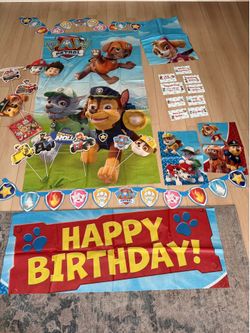 Paw Patrol Party Decorations