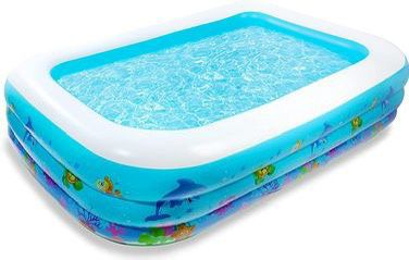 Dedilion Inflatable Swimming Pool 120 X 72 X 24 Large Above Ground Backyard Family ⭐️ NEW IN BOX ⭐️