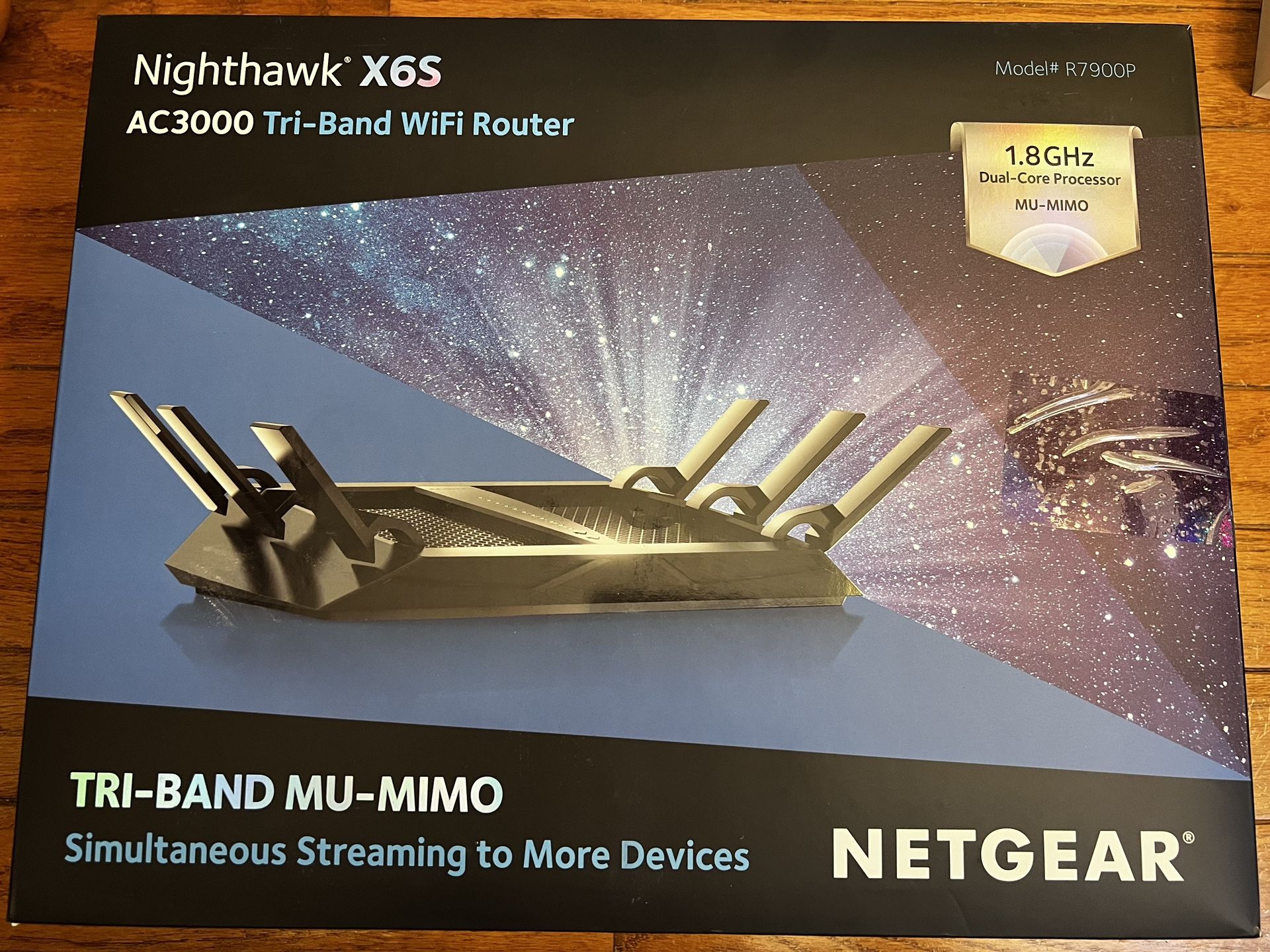 New Netgear Nighthawk X6S AC3600 R7960P Smart Tri-Band Wi-Fi Router