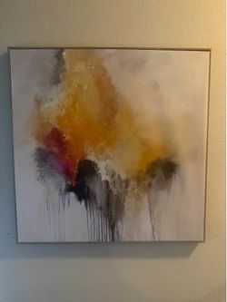 Large water color abstract art
