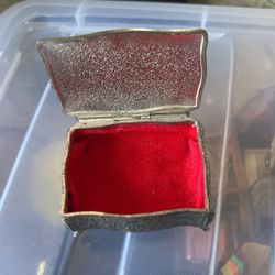 Small Silver Jewelry Box