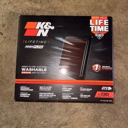 K&N Lifetime Highflow Engine Air Filter