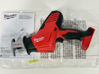 #388 Milwaukee HACKZALL Reciprocating Saw 2625-20 18 Volt M18 Brand new No original box Tool only