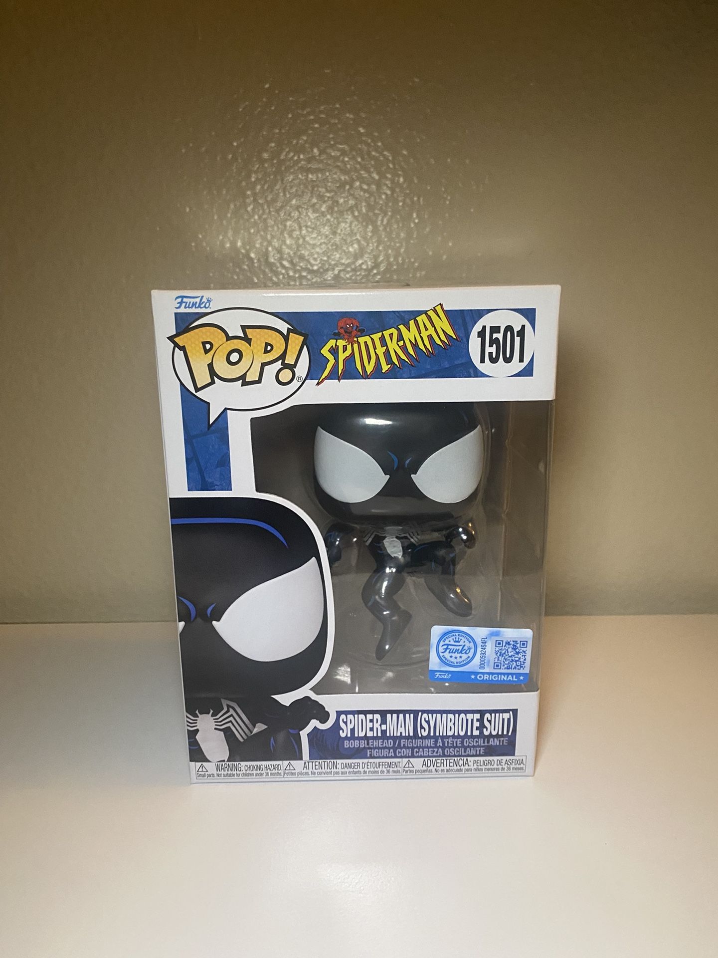Funko POP Marvel: SPIDER-MAN Symbiote Suit #1501 Spider-Man TV Target Exclusive