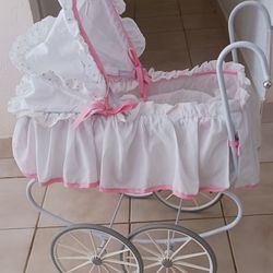 Pink 3-in I ,Dolls Prom /carries/stroller 