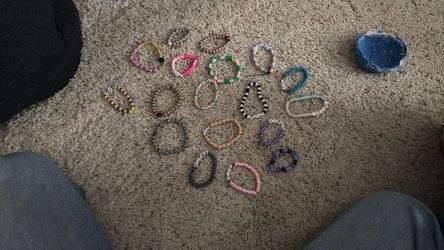 clay bead bracelets