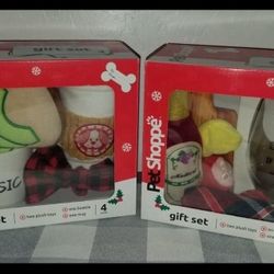 New Set of 2 Dog Toy Gift Sets