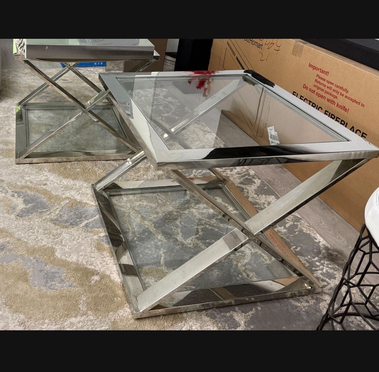 Side Tables / Set Of 2