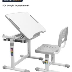 Height adjustable kids desk and chair set- brand new