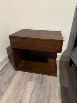 Crate and barrel nightstand set