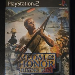 PS2 Game- MEDAL OF HONOR- RISING SUN