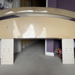 Complete Bedroom Queen with Mirrored Dresser and 2 Nightstands