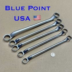 Blue Point — By Snap on — Heavy Duty XL Offset Box End Wrench Set ((( $325 )))❗️Great Condition❗️Made in USA 🇺🇸