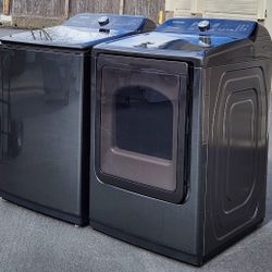 Samsung XL Capacity Washer 5.0cuft And Electric Dryer 7.4cuft . Works Perfect. 30 days warranty. See more on my page.