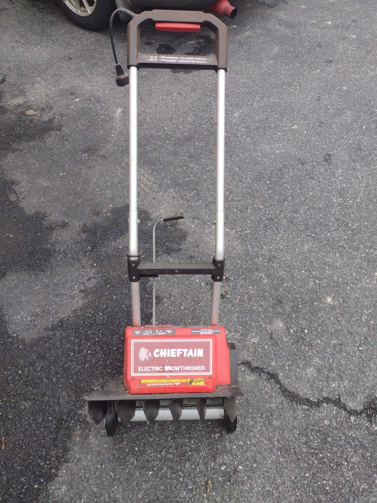 Chieftain Electric Snow Blower