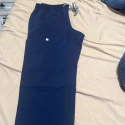 Fabletics Navy Blue Scrubs Bottom