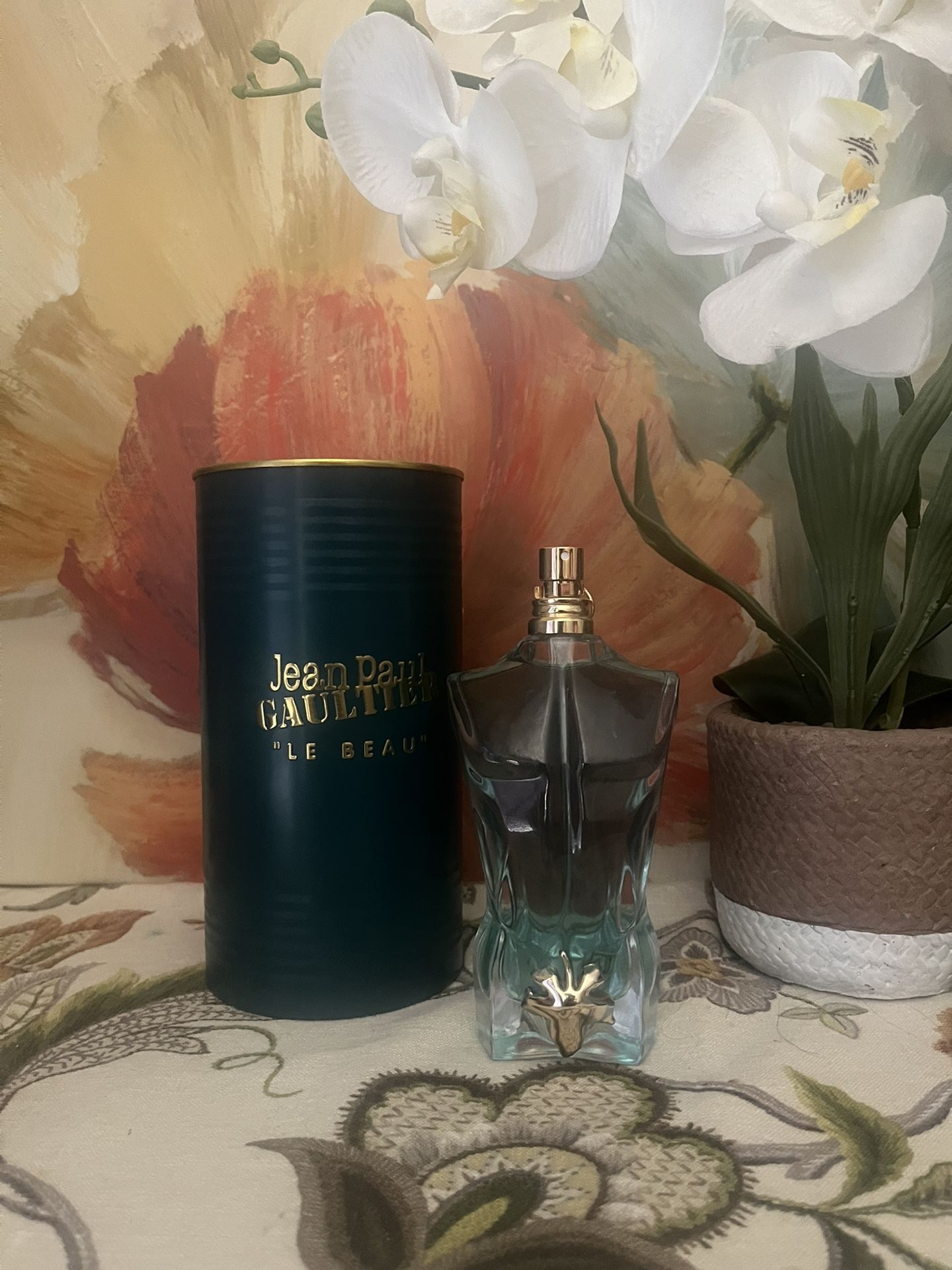 Jean Paul Gaultier Le Beau Men's Eau de Toilette - 125ML/4.2oz with display set