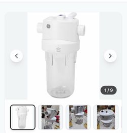 New GE whole house water filtration system