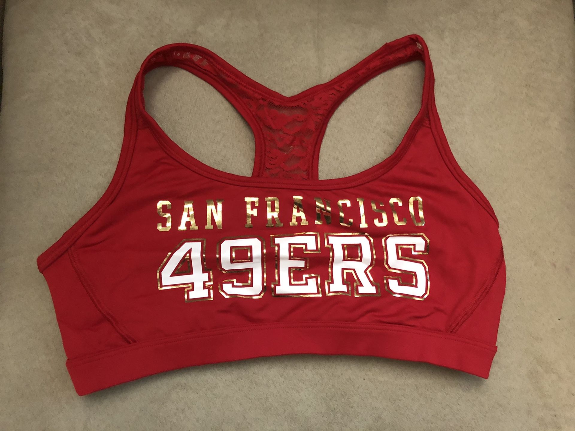 VS Pink 49ers sports bra