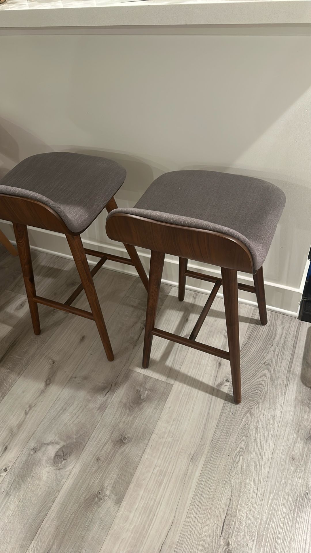 Beautiful Gray Bar Stools From Article