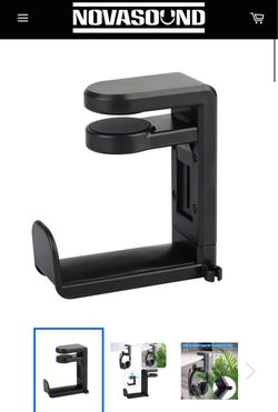 Headphone Hanger - Hooks on to desk, tables, etc - Stage and Studio Production! NEW