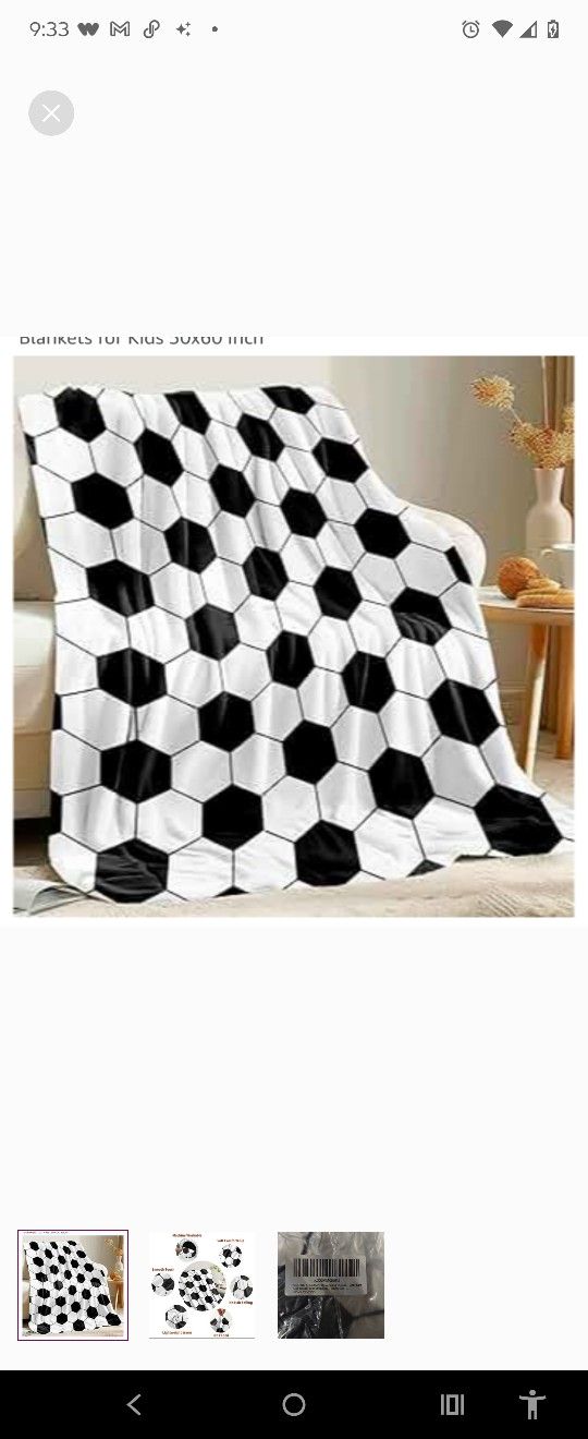 Baseball Blanket Super Soft