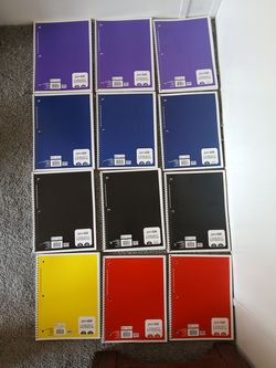 Note Books - 12 Total