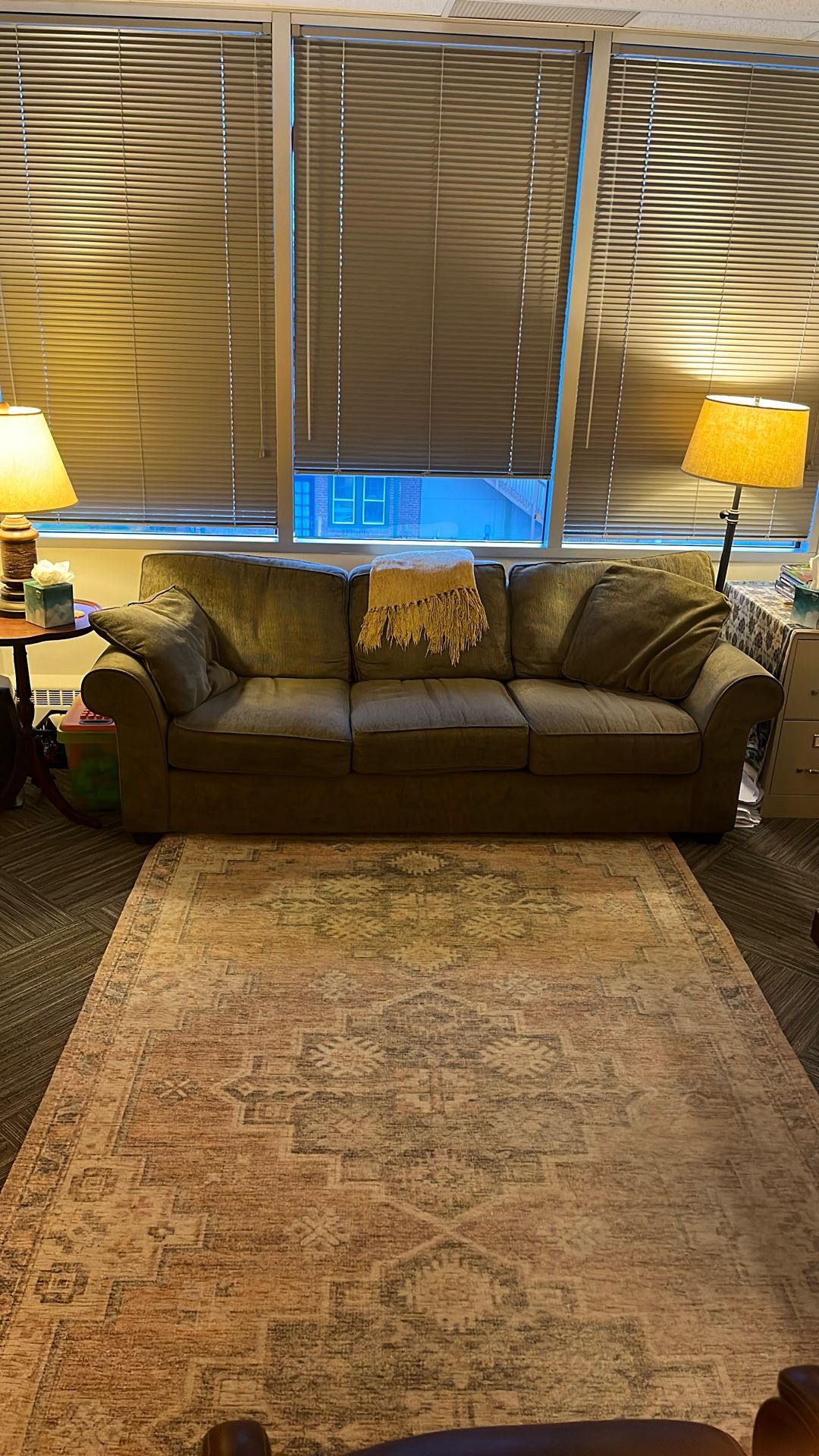Couch - Chenille Mocha Color