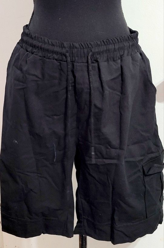 Mens Small Brown Drawstring Cargo Pants Lot 0f 3-brown,Black And Blue