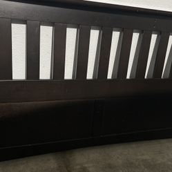 wooden bed frame