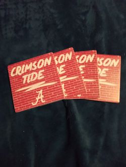 Alabama Crimson Tide Ceramic Coasters (4)