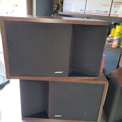 BOSE Model 201 Series II Speakers Two Pairs Four Speakers  Tested Made In USA 