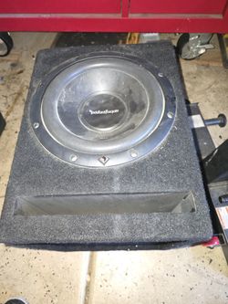 Rockford Fosgate Speaker And Box