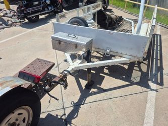 Dual axle utility, motorcycle trailer atv