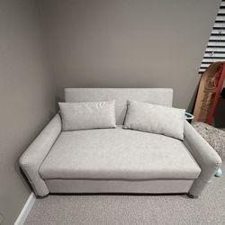 Pullout Sleeper Sofa Bed - Adjustable Backrest - USB Port 