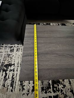 Gray coffee table