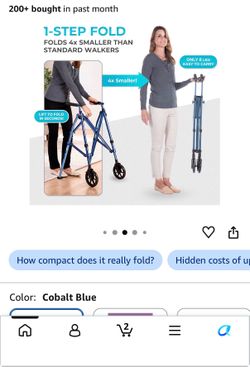 Folding lightweight walker