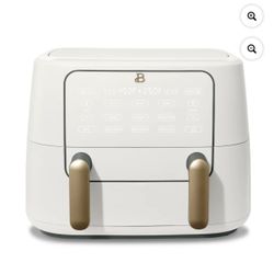 Large White Dual Basket Air Fryer